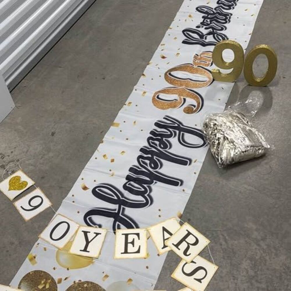 90th Birthday Party Decoration Set